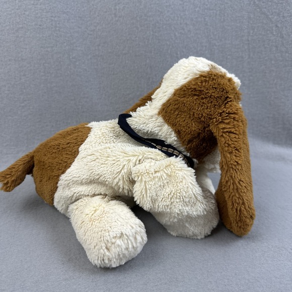 burton + BURTON Sitting Little Puppy brown tan beige cream plush stuffed toy dog - Picture 3 of 8
